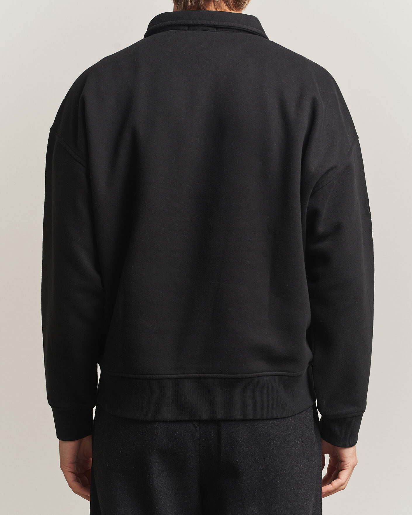 Hombres | Jerséis y prendas de punto | Polo Ralph Lauren | Heavy Weight Half Zip Fleece Polo Black