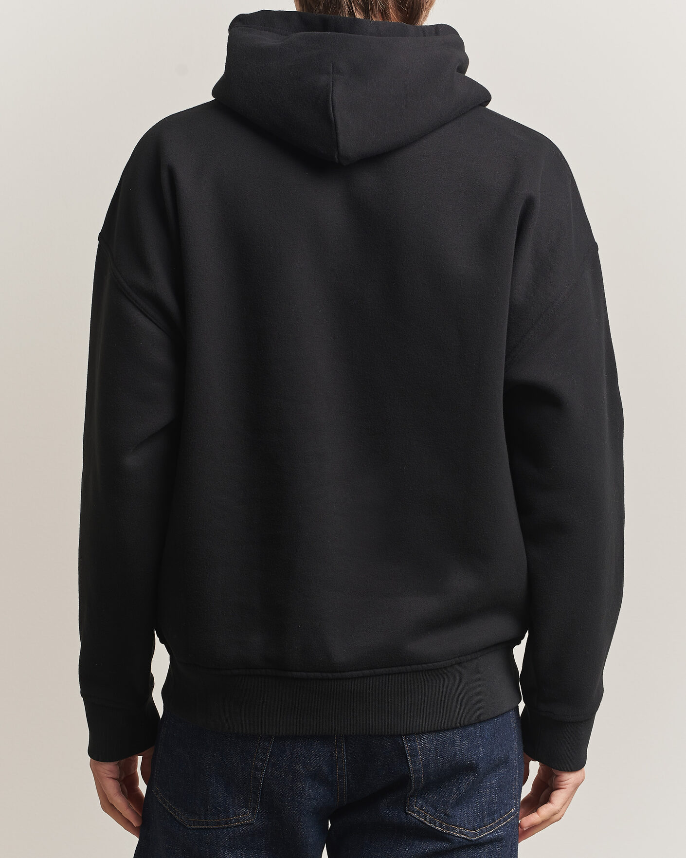 Hombres | Jerséis y prendas de punto | Polo Ralph Lauren | Heavy Weight Tonal Pony Hoodie Polo Black