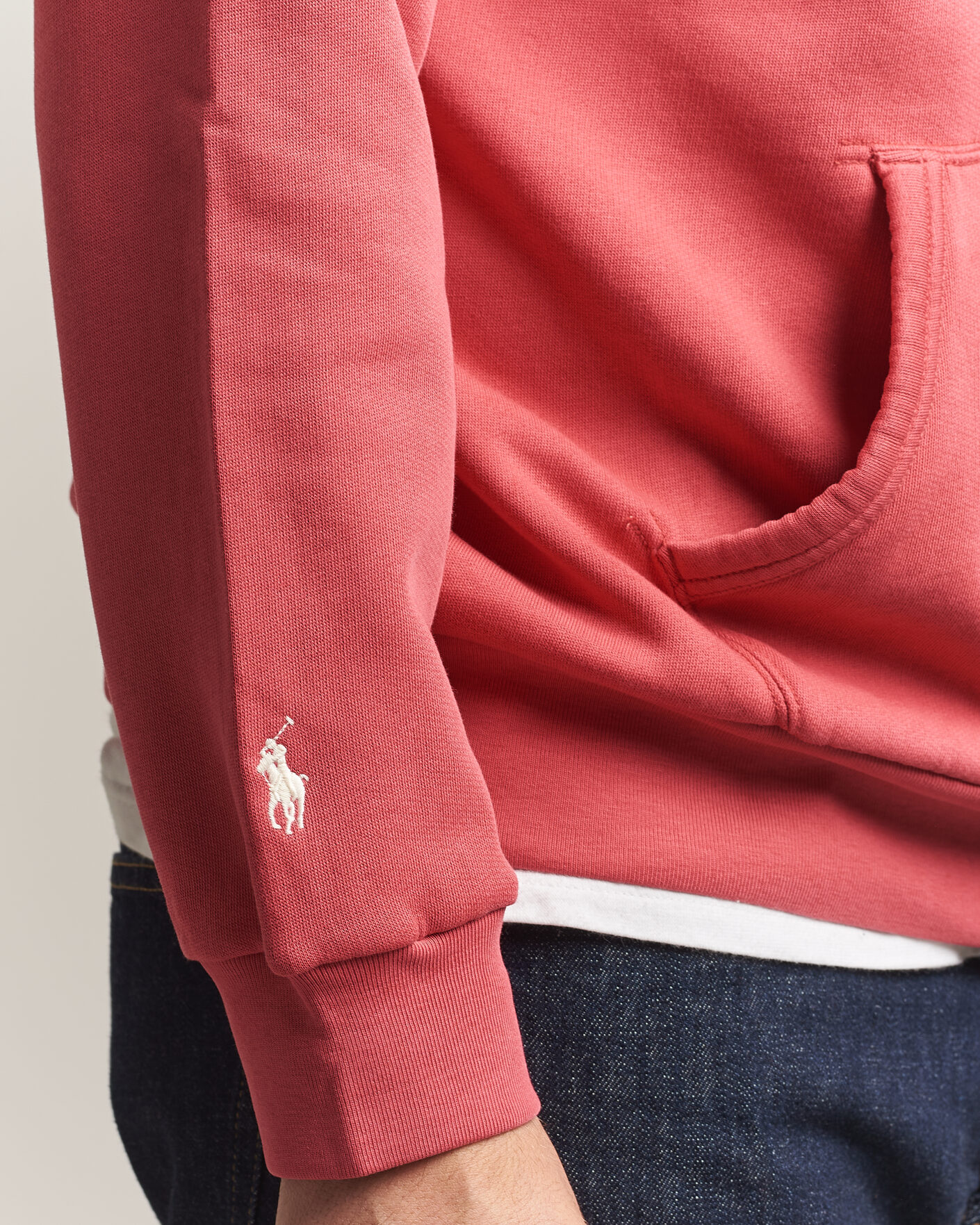 Hombres | Jerséis y prendas de punto | Polo Ralph Lauren | Cotton Chest Logo Hood Nantucket Red