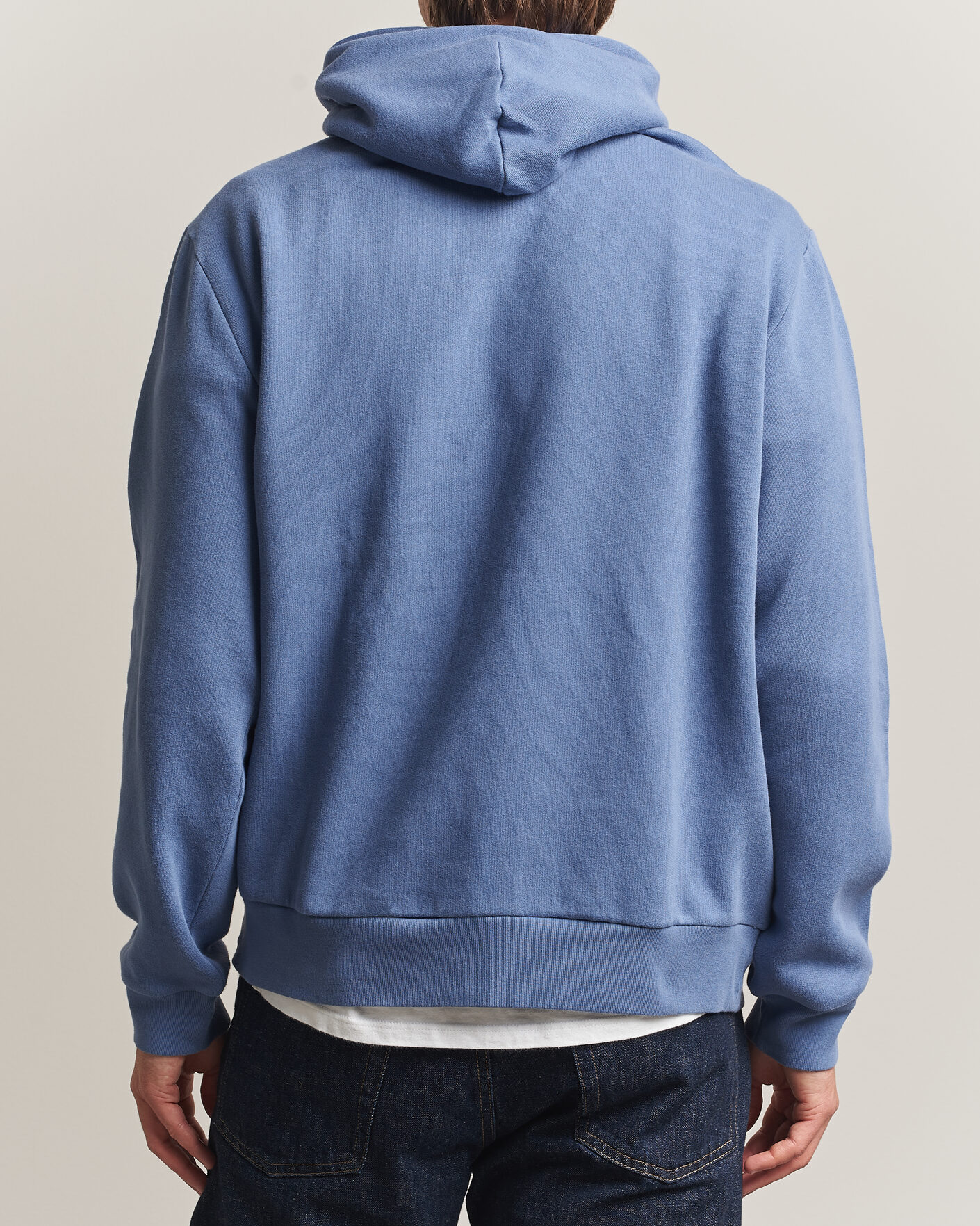 Hombres | Jerséis y prendas de punto | Polo Ralph Lauren | Cotton Chest Logo Hood Carson Blue