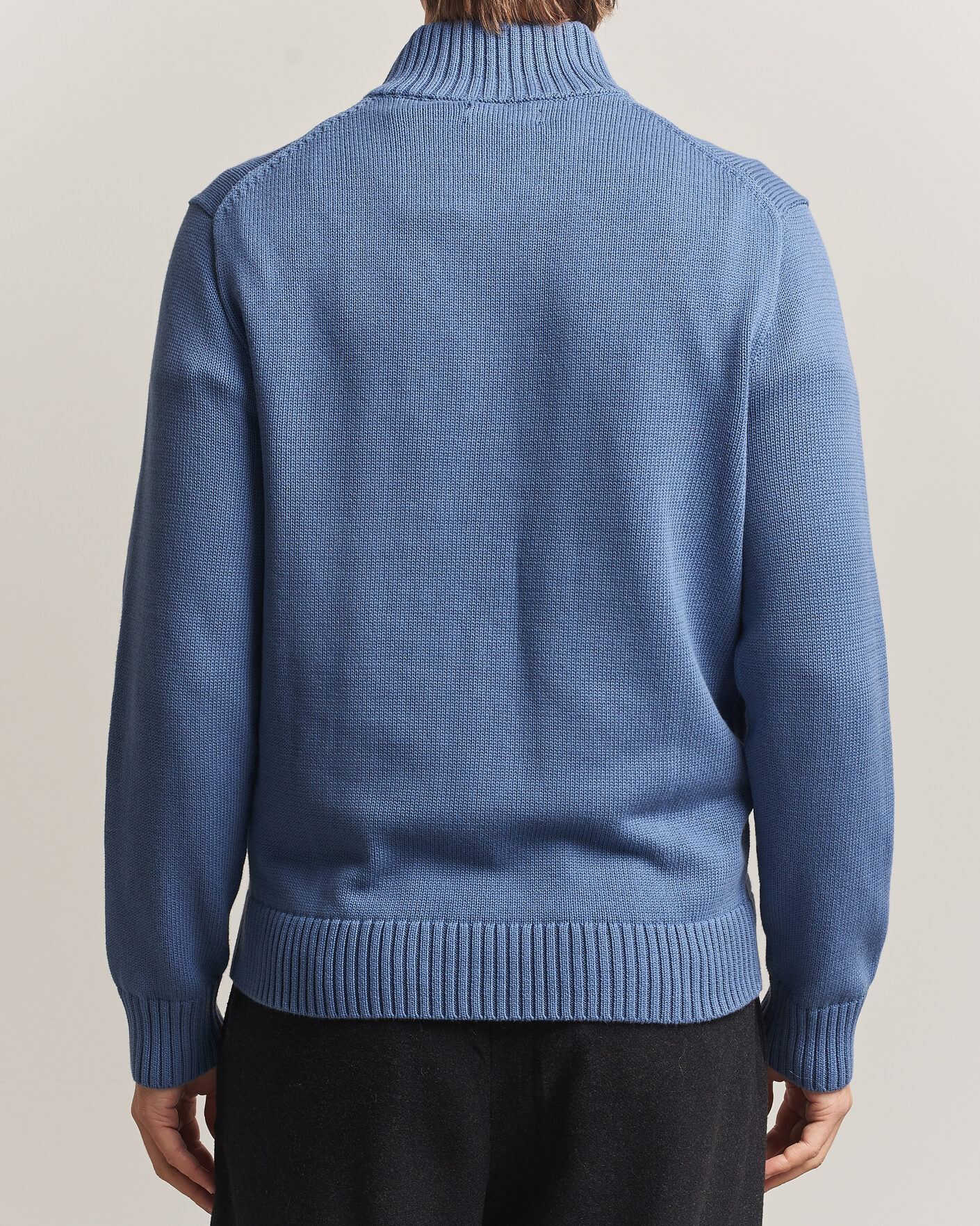 Hombres | Jerséis y prendas de punto | Polo Ralph Lauren | Cotton Half Zip Carson Blue