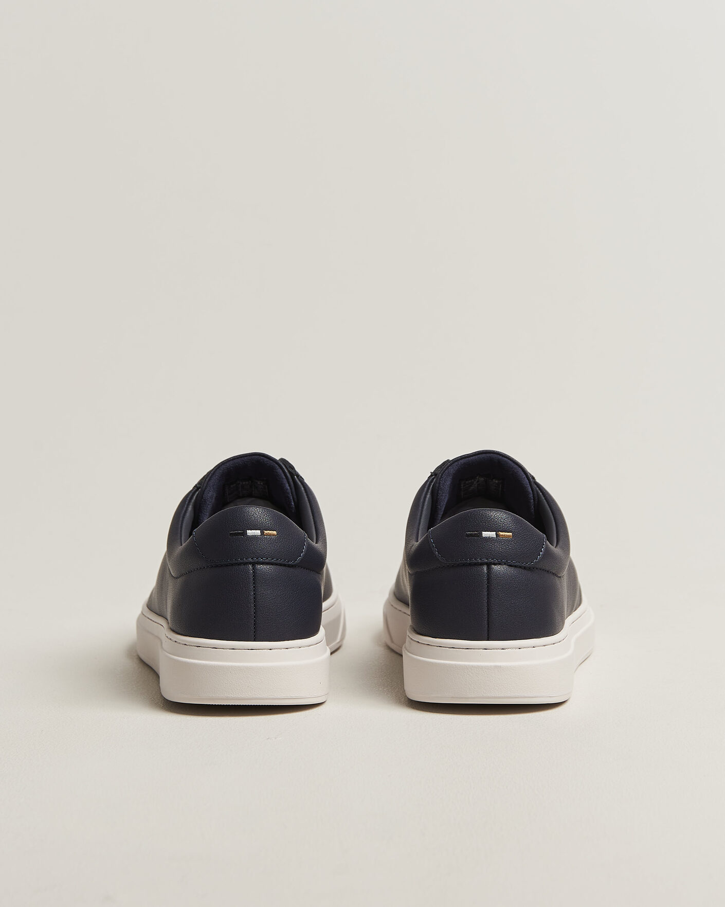 Hombres | Zapatillas | BOSS BLACK | Kieran Leather Sneaker Dark Blue