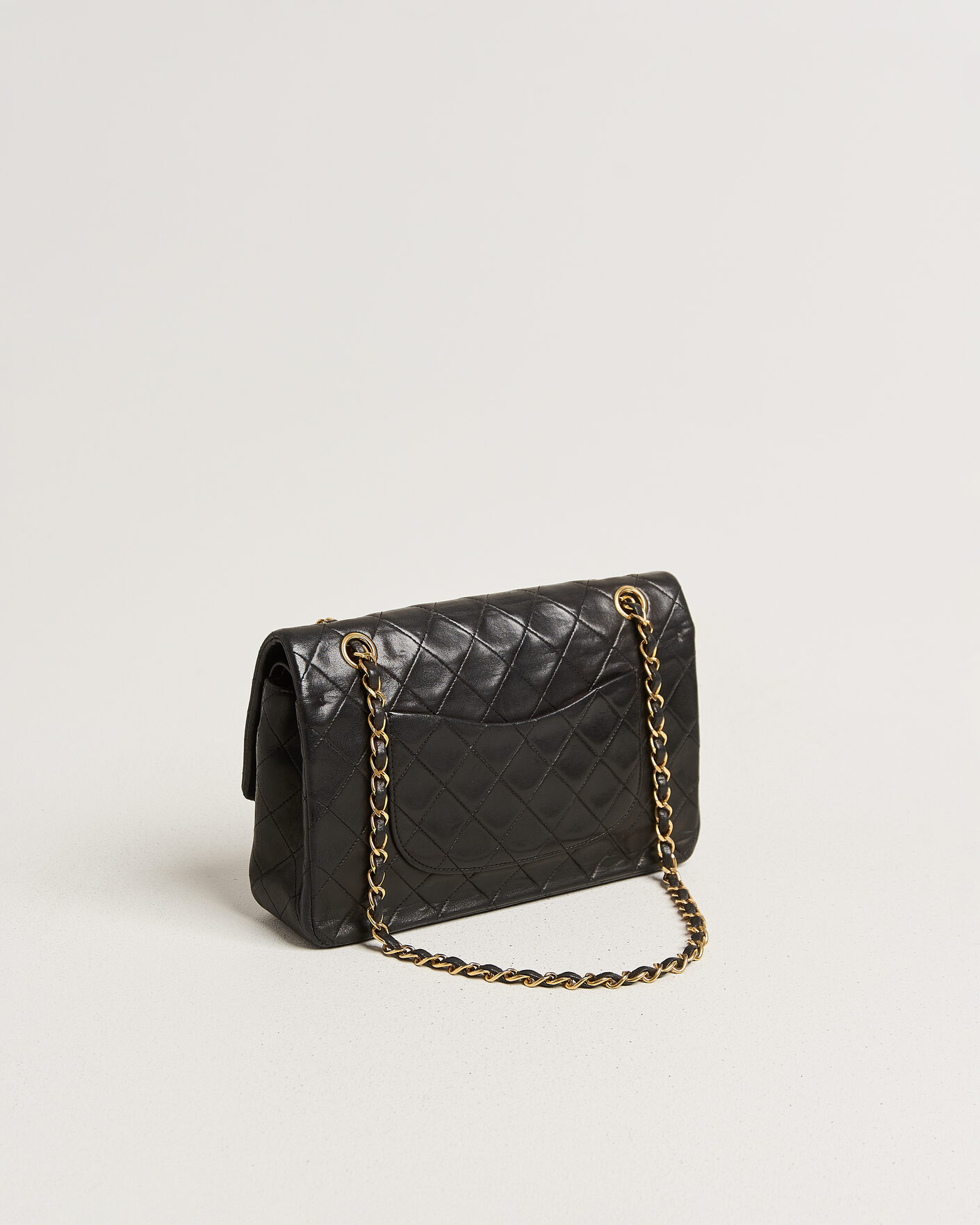 Hombres | Pre-Owned & Vintage Bags | Louis Vuitton Pre-Owned | Chanel Pre-Owned Classic Medium Double Flap Bag Lambskin Black