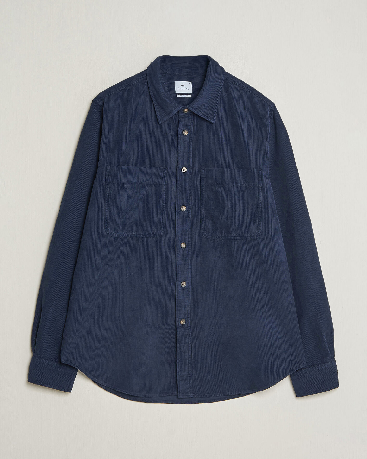 Hombres | Camisas | PS Paul Smith | Casual Fit Corduroy Shirt Navy