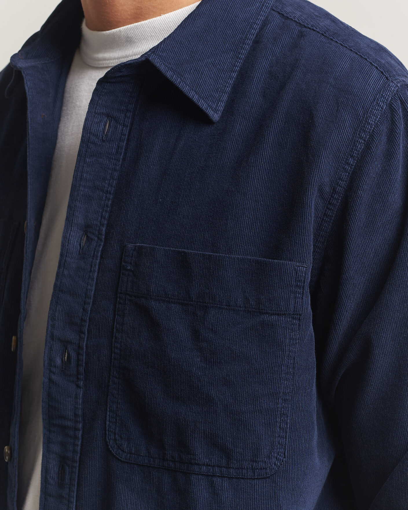 Hombres | Camisas | PS Paul Smith | Casual Fit Corduroy Shirt Navy