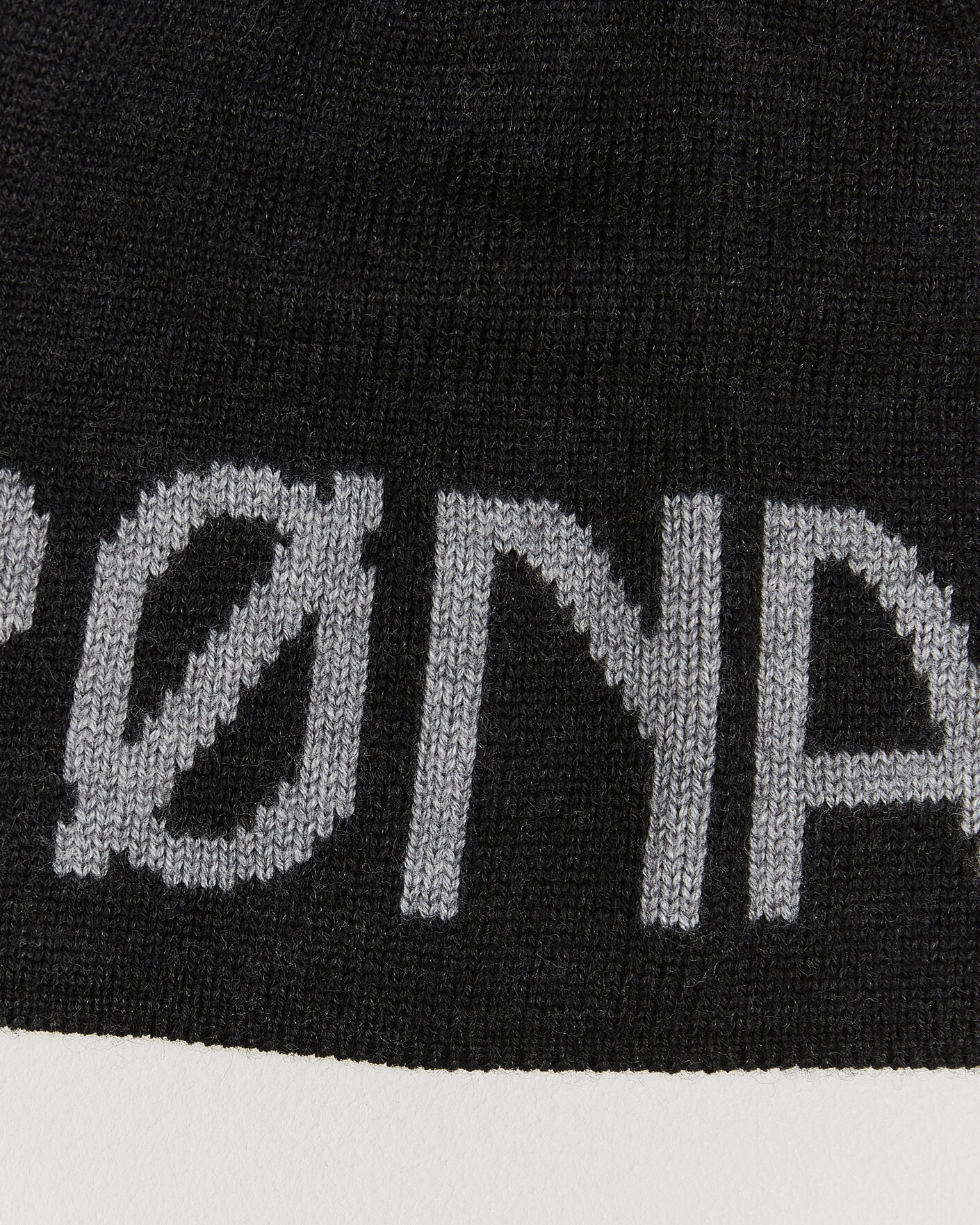 Hombres | Gorros | Norrøna | Mid Merino Wool Logo Beanie Caviar Melange