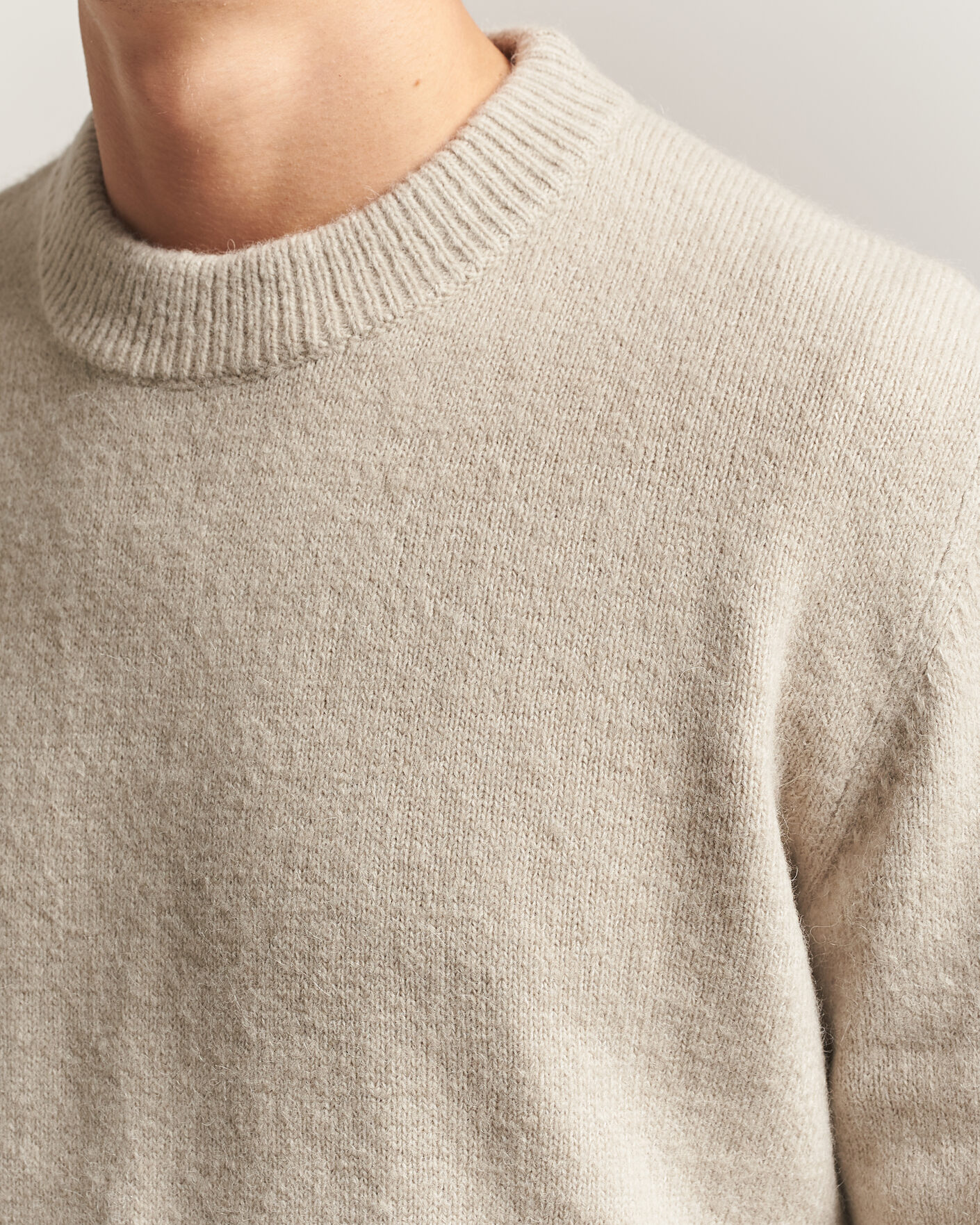 Hombres | Jerséis y prendas de punto | Sunflower | Moon Alpaca Sweater Pebble