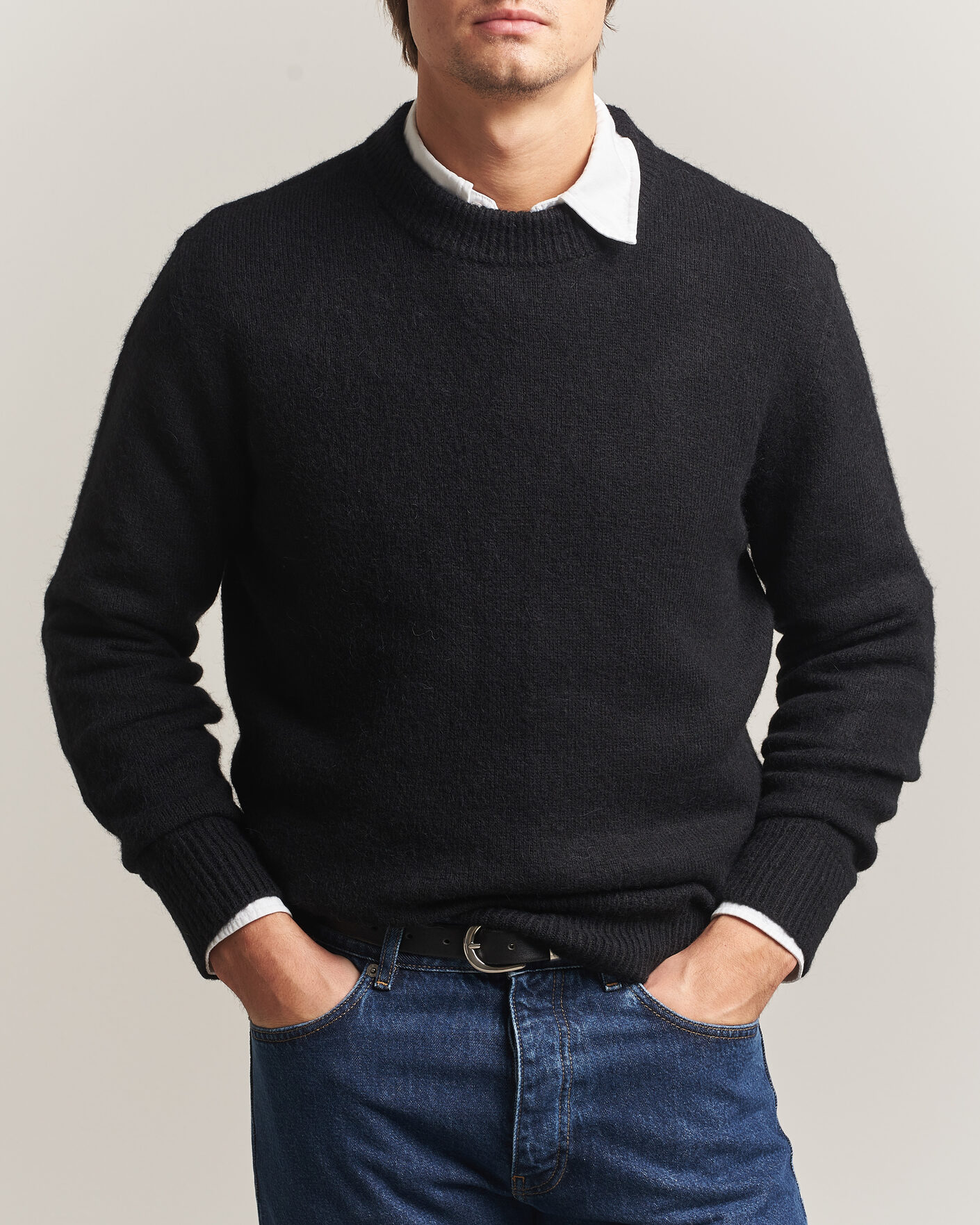 Hombres | Jerséis y prendas de punto | Sunflower | Moon Alpaca Sweater Black