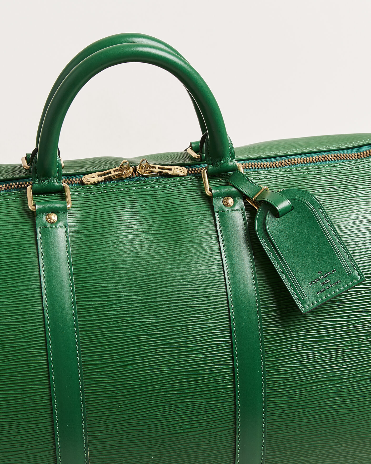 Hombres | Pre-Owned & Vintage Bags | Louis Vuitton Pre-Owned | Keepall 55 Epi Leather Green