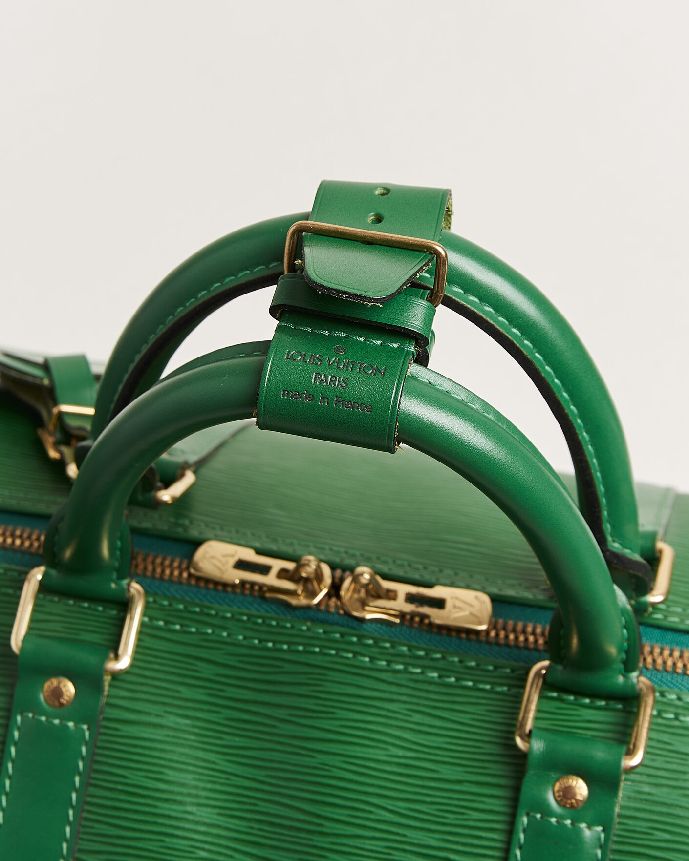 Hombres | Pre-Owned & Vintage Bags | Louis Vuitton Pre-Owned | Keepall 55 Epi Leather Green