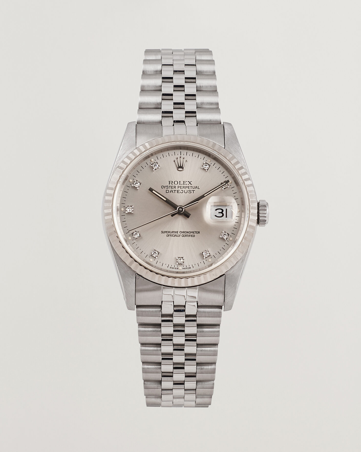 Hombres | Pre-Owned & Vintage Watches | Rolex Pre-Owned | Datejust 36 Diamant