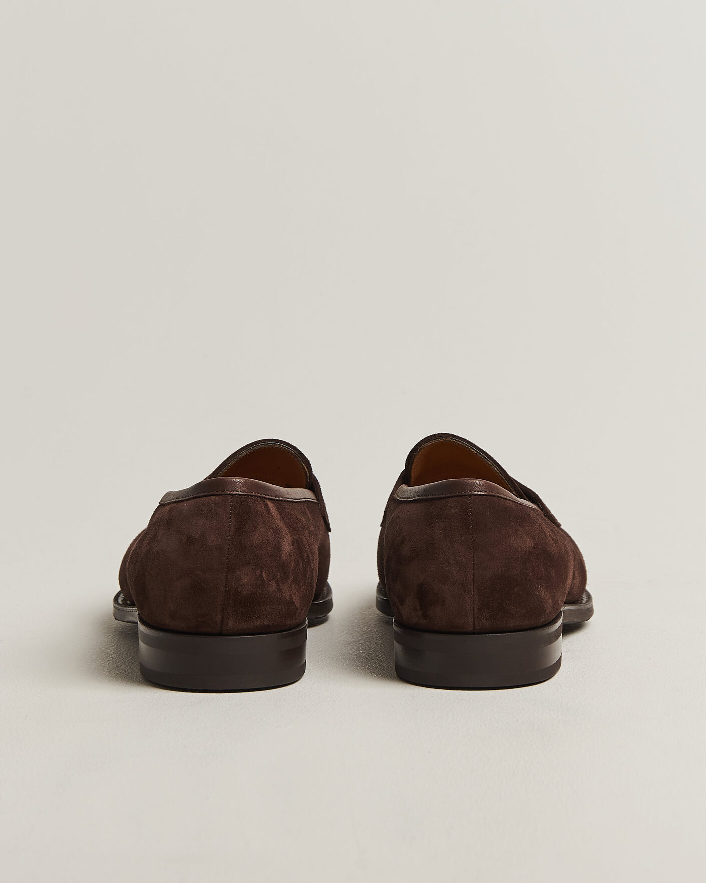 Hombres | Mocasines | Edward Green | Piccadilly Penny Loafer Mink Suede