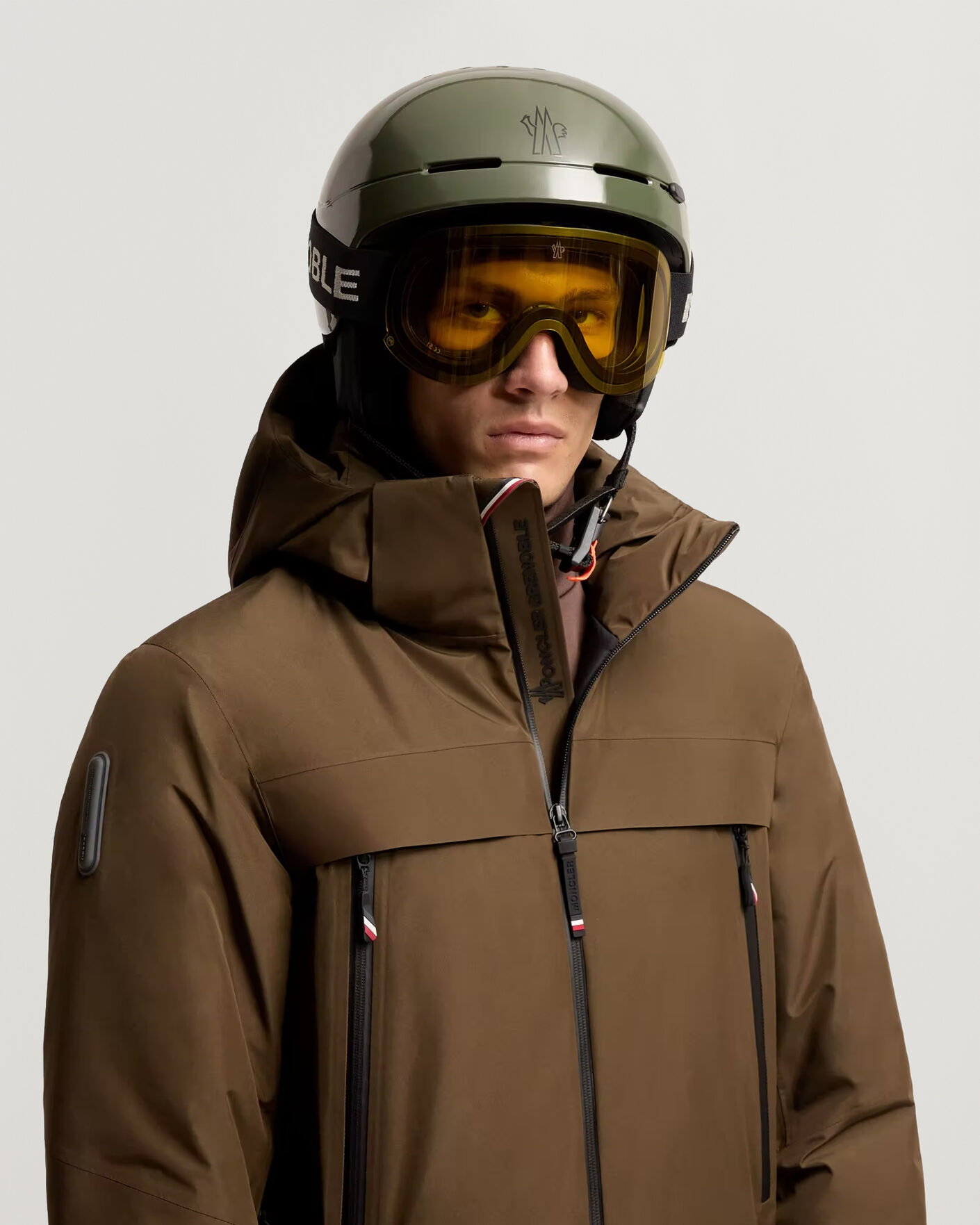 Hombres | Gafas de sol | Moncler Lunettes | Snowflare Ski Googles Black/Yellow