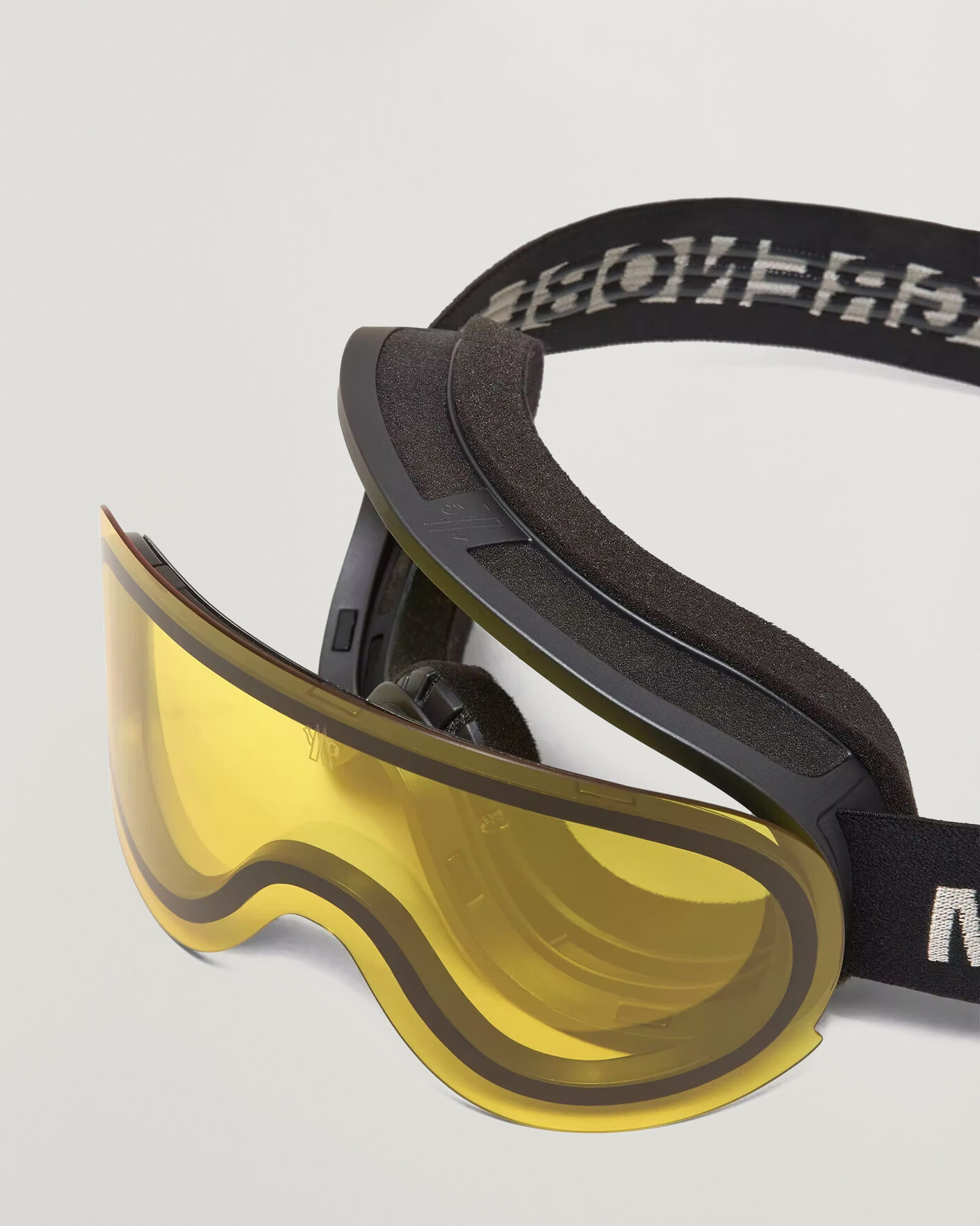 Hombres | Gafas de sol | Moncler Lunettes | Snowflare Ski Googles Black/Yellow