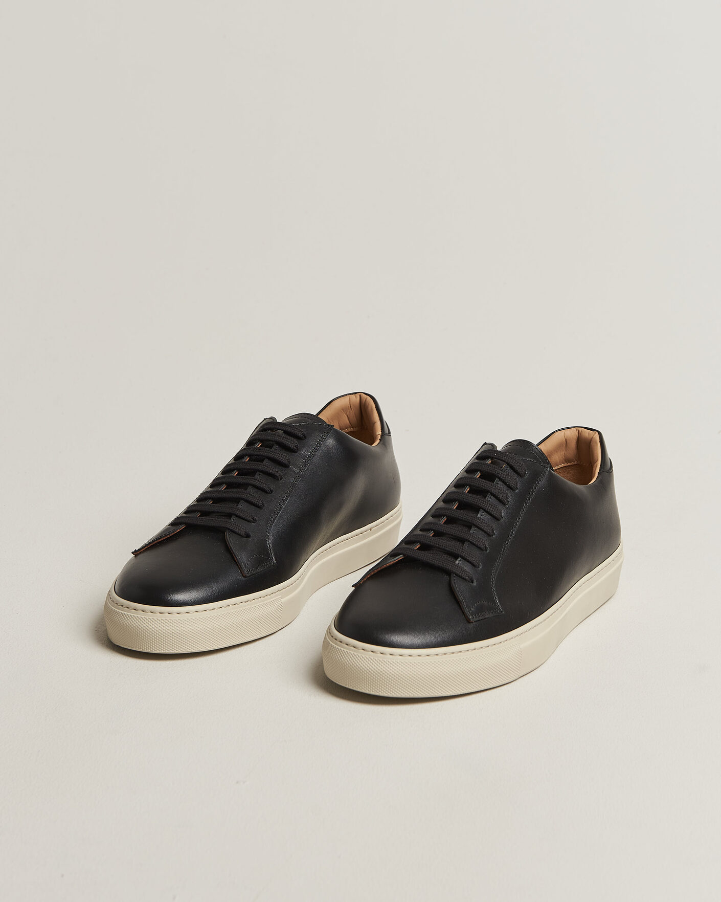 Hombres | Zapatillas | Sweyd | 055 Leather Sneaker Black