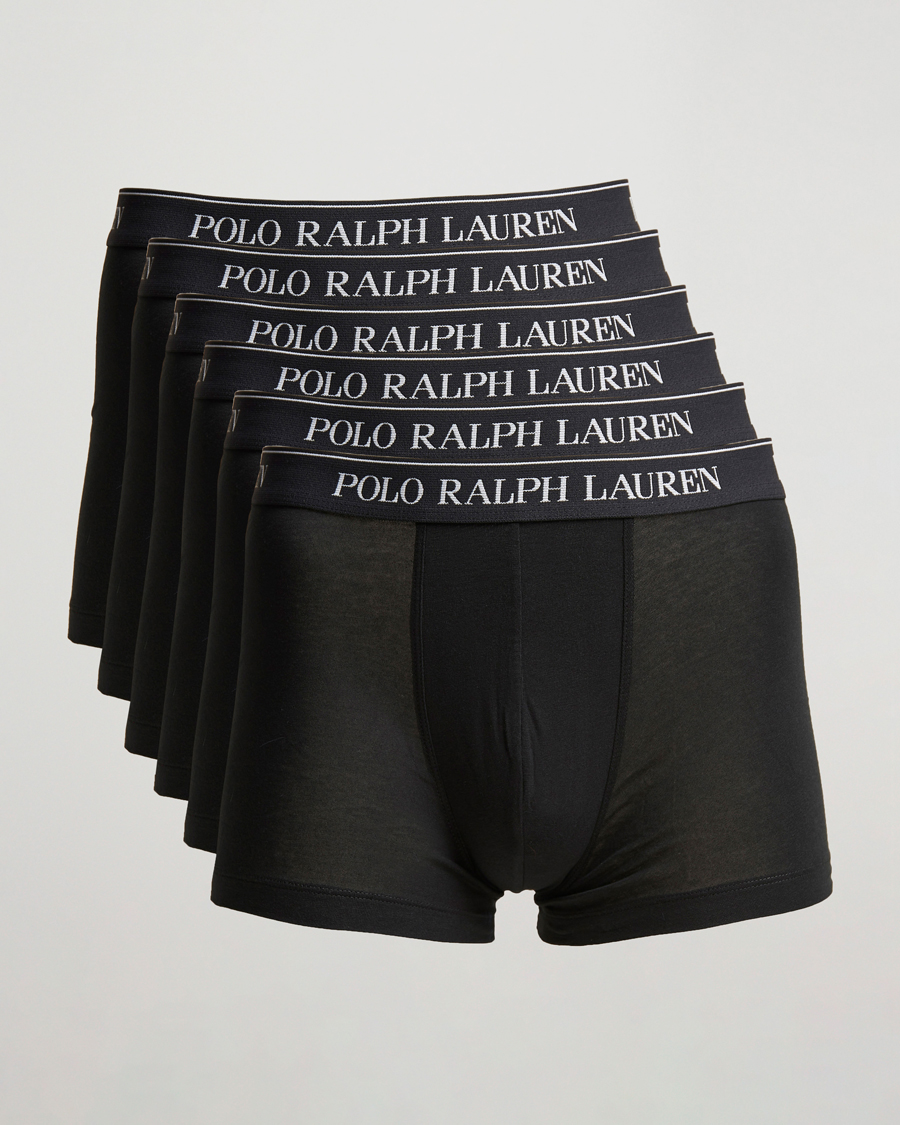 Hombres | Ropa interior y calcetines | Polo Ralph Lauren | 6-Pack Trunk Black