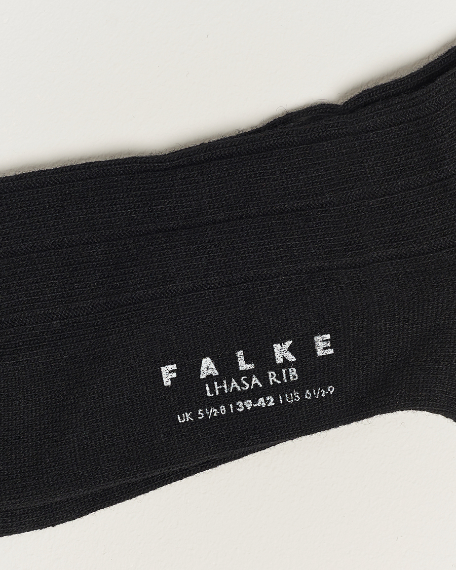Hombres | Ropa interior y calcetines | Falke | 3-Pack Lhasa Cashmere Socks Black