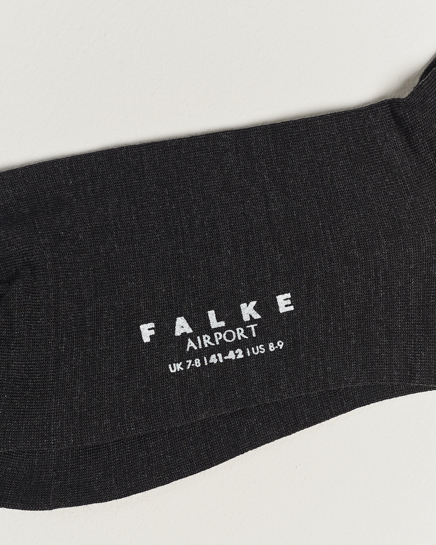 Hombres | Ropa interior y calcetines | Falke | 10-Pack Airport Socks Anthracite Melange