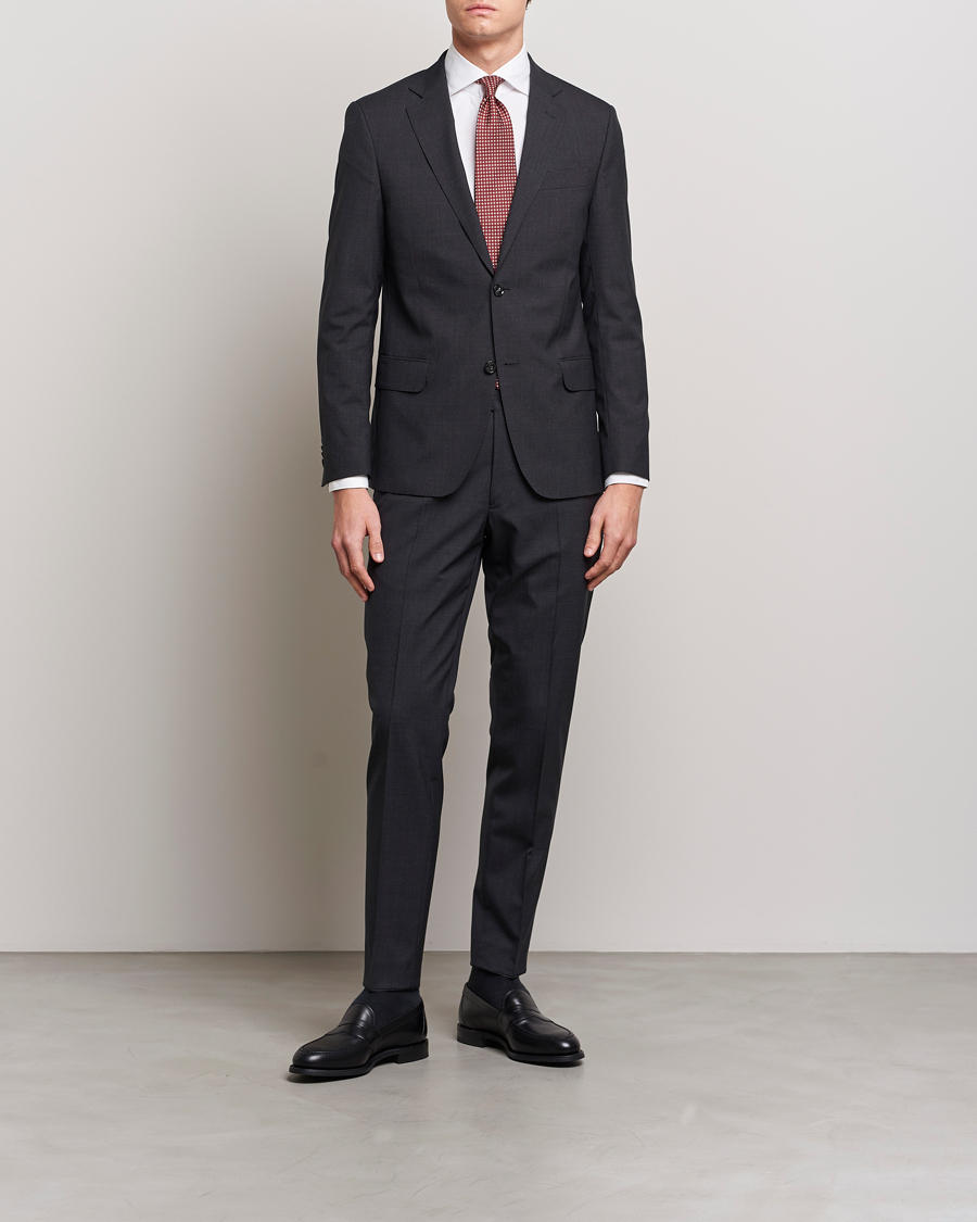 Hombres | Ropa | Oscar Jacobson | Edmund Wool Suit Grey