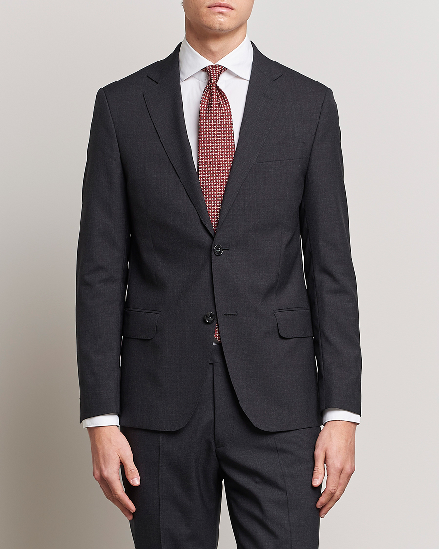 Hombres | Ropa | Oscar Jacobson | Edmund Wool Suit Grey