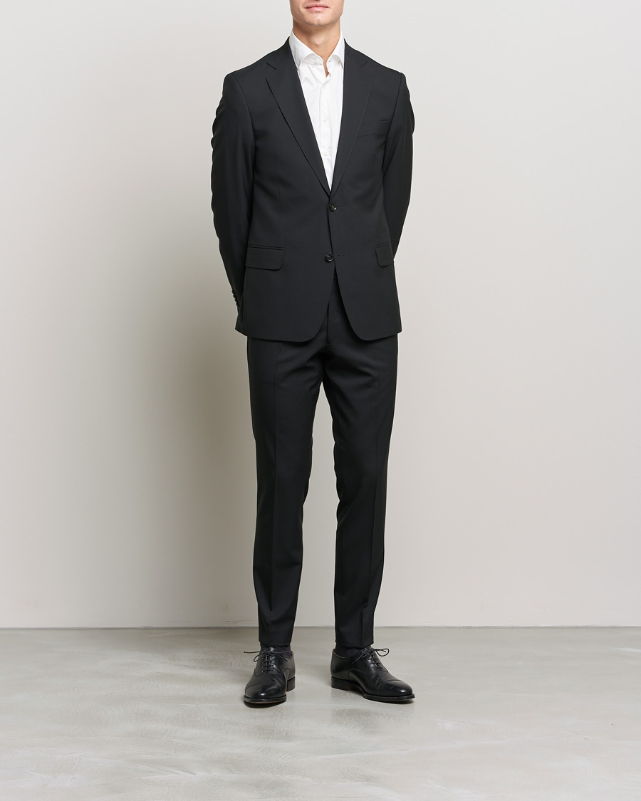 Hombres | Departamentos | Oscar Jacobson | Edmund Wool Suit Black