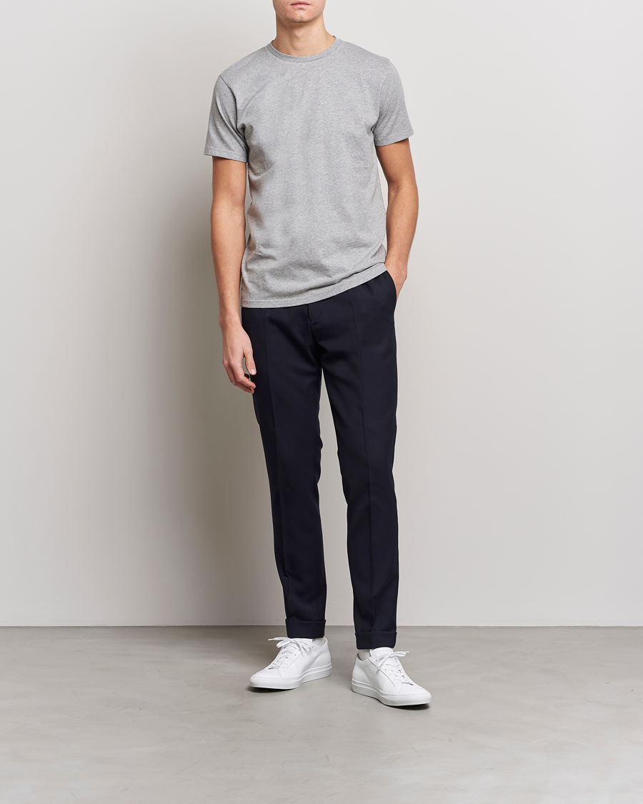 Hombres | Camisetas | Colorful Standard | 3-Pack Classic Organic T-Shirt Optical White/Heather Grey/Deep Black