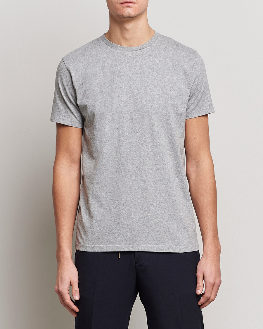 Hombres | Departamentos | Colorful Standard | 3-Pack Classic Organic T-Shirt Optical White/Heather Grey/Deep Black