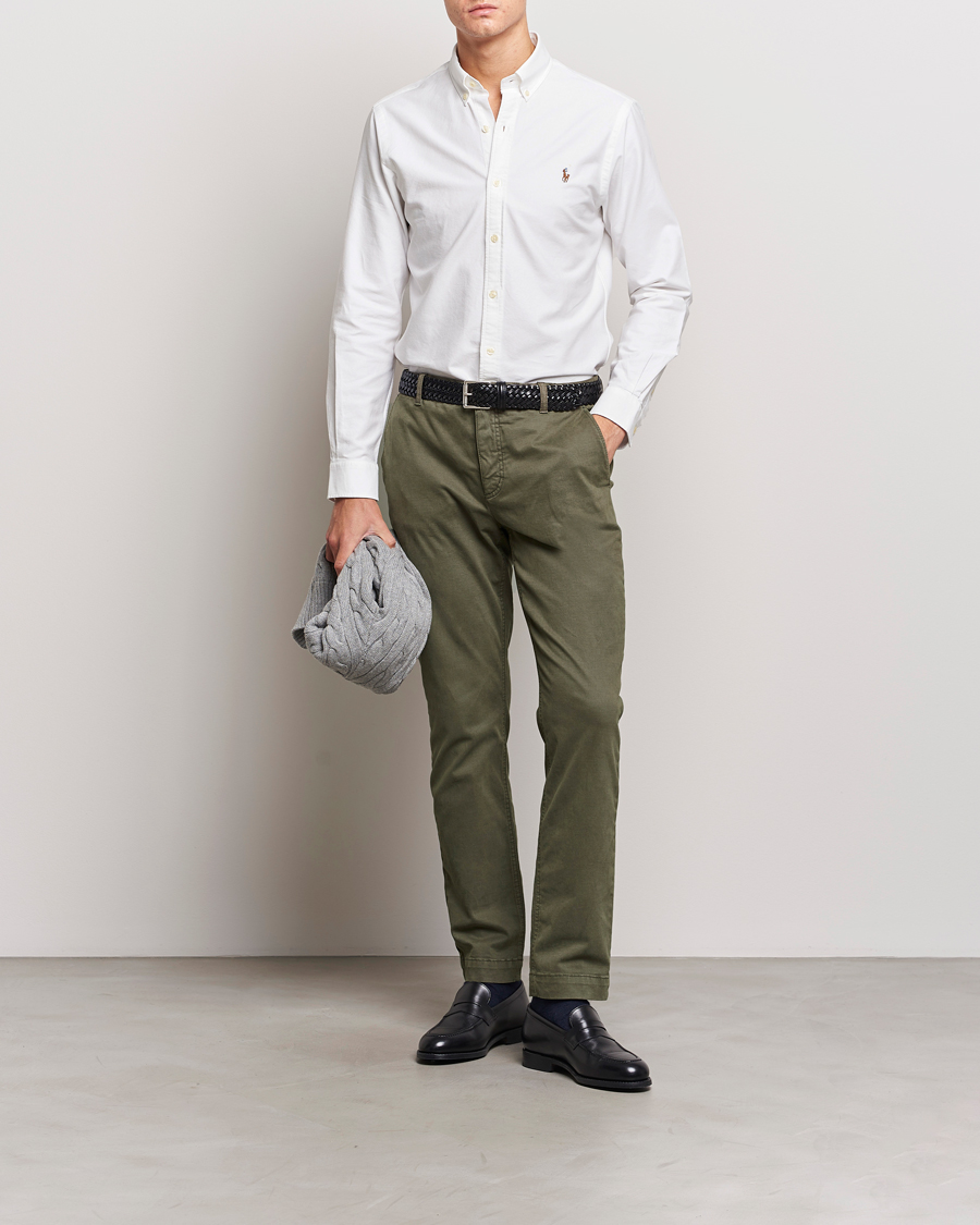 Hombres | Camisas | Polo Ralph Lauren | 2-Pack Slim Fit Shirt Oxford White/Stripes Blue