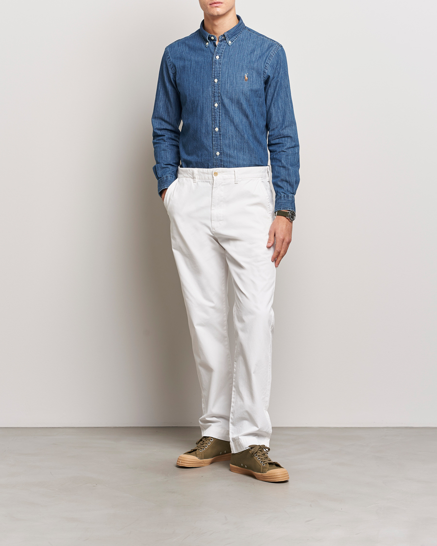 Hombres | Camisas | Polo Ralph Lauren | 2-Pack Slim Fit Denim Shirt Washed/Dark Wash