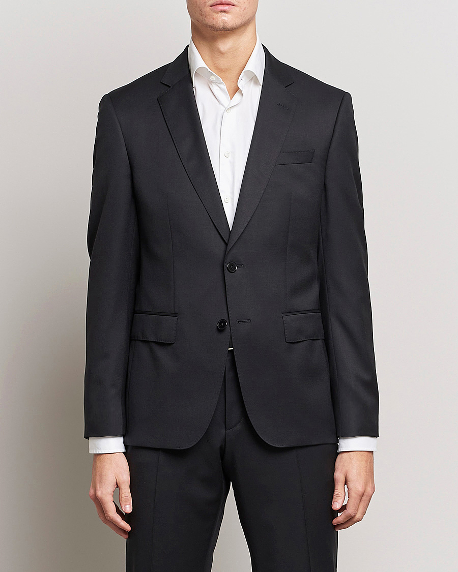 Hombres | Trajes | BOSS BLACK | Huge Wool Suit Black