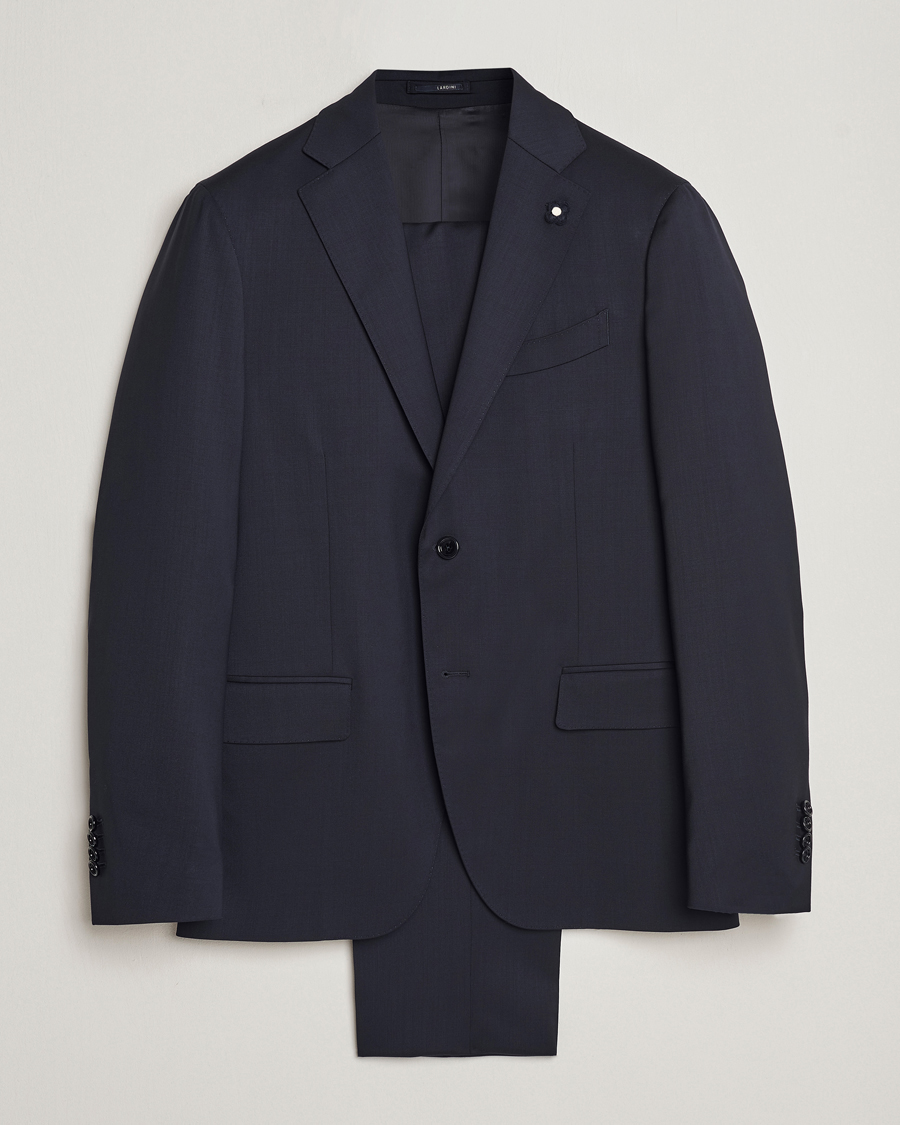 Hombres | Trajes | Lardini | Wool Suit Navy