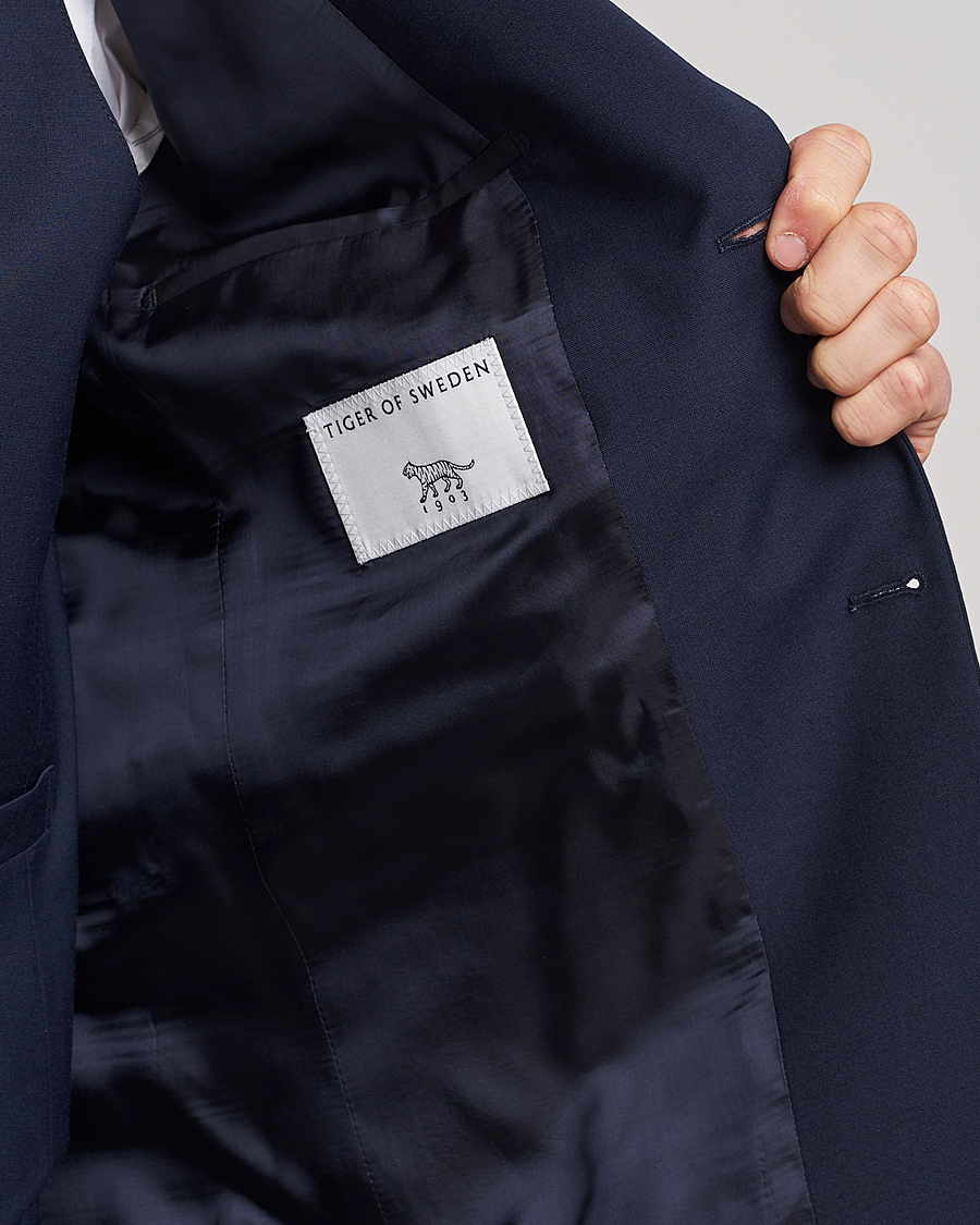 Hombres | Trajes | Tiger of Sweden | Jerretts Wool Travel Suit Royal Blue