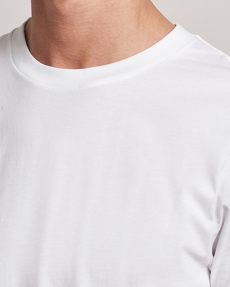 Hombres | Camisetas | Bread & Boxers | 3-pack Crew Neck Regular T-Shirt White/Black/Dark Navy
