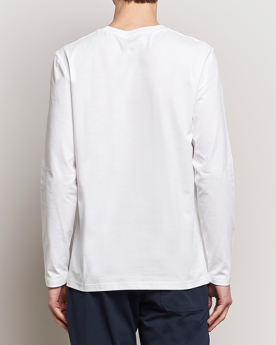 Hombres | Camisetas | Bread & Boxers | 2-pack Long Sleeve T-Shirts White/Black