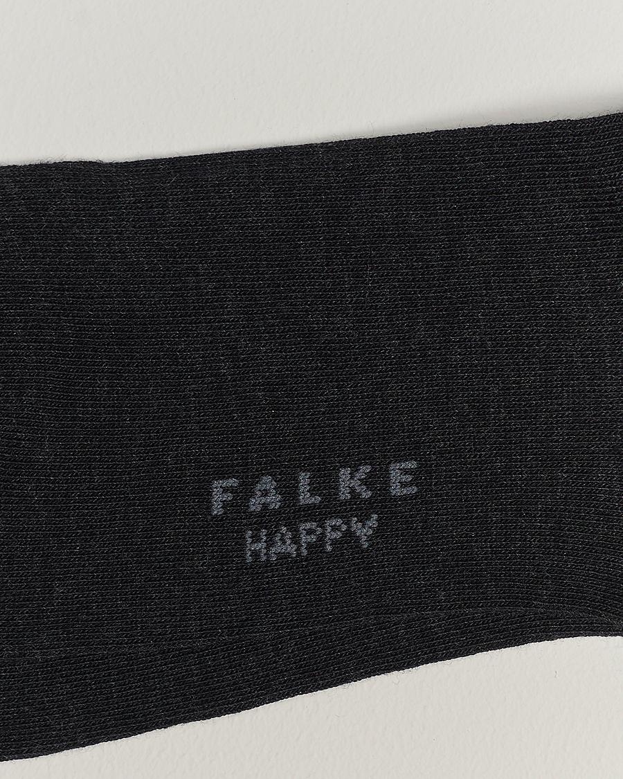 Hombres | Ropa interior y calcetines | Falke | 6-pack Happy Cotton Socks Anthracite Melange