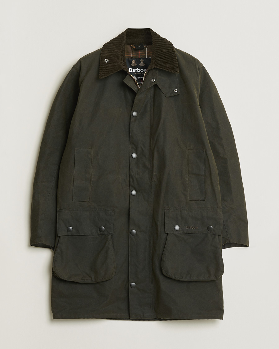 Hombres | Pre-owned Chaquetas | Pre-owned | Barbour Lifestyle Classic Northumbria Jacket Olive UK36 - EU46