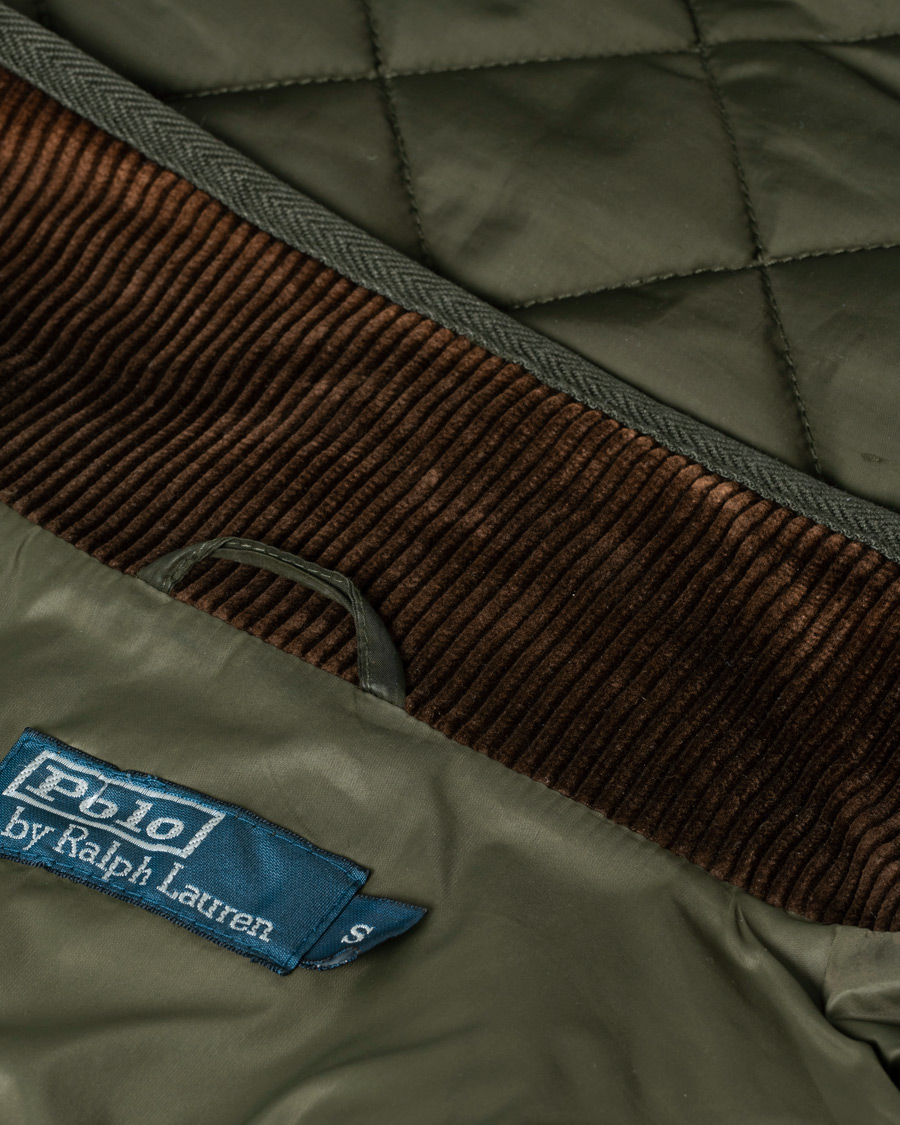 Hombres | Polo Ralph Lauren Richmond Quilt Jacket Dark Botanic S | Pre-owned | Polo Ralph Lauren Richmond Quilt Jacket Dark Botanic S