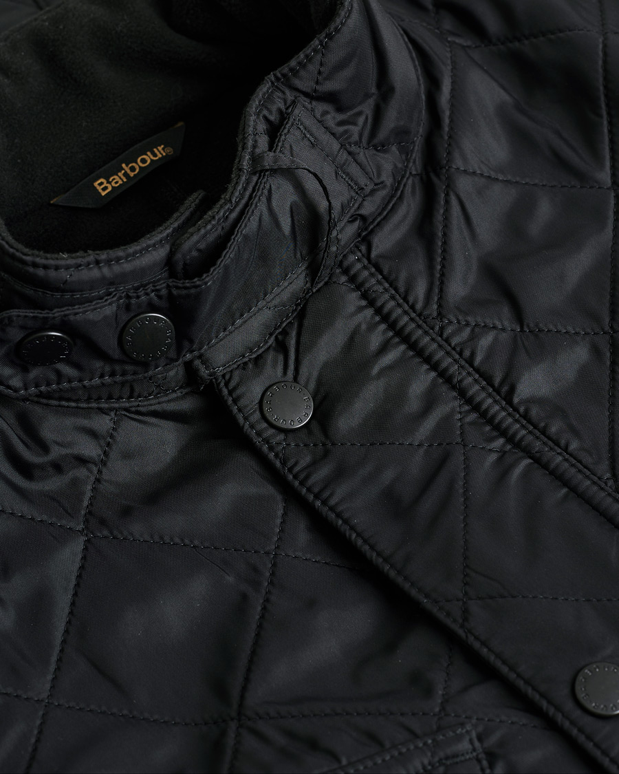 Hombres | Barbour International Ariel Polarquilt Black | Pre-owned | Barbour International Ariel Polarquilt Black