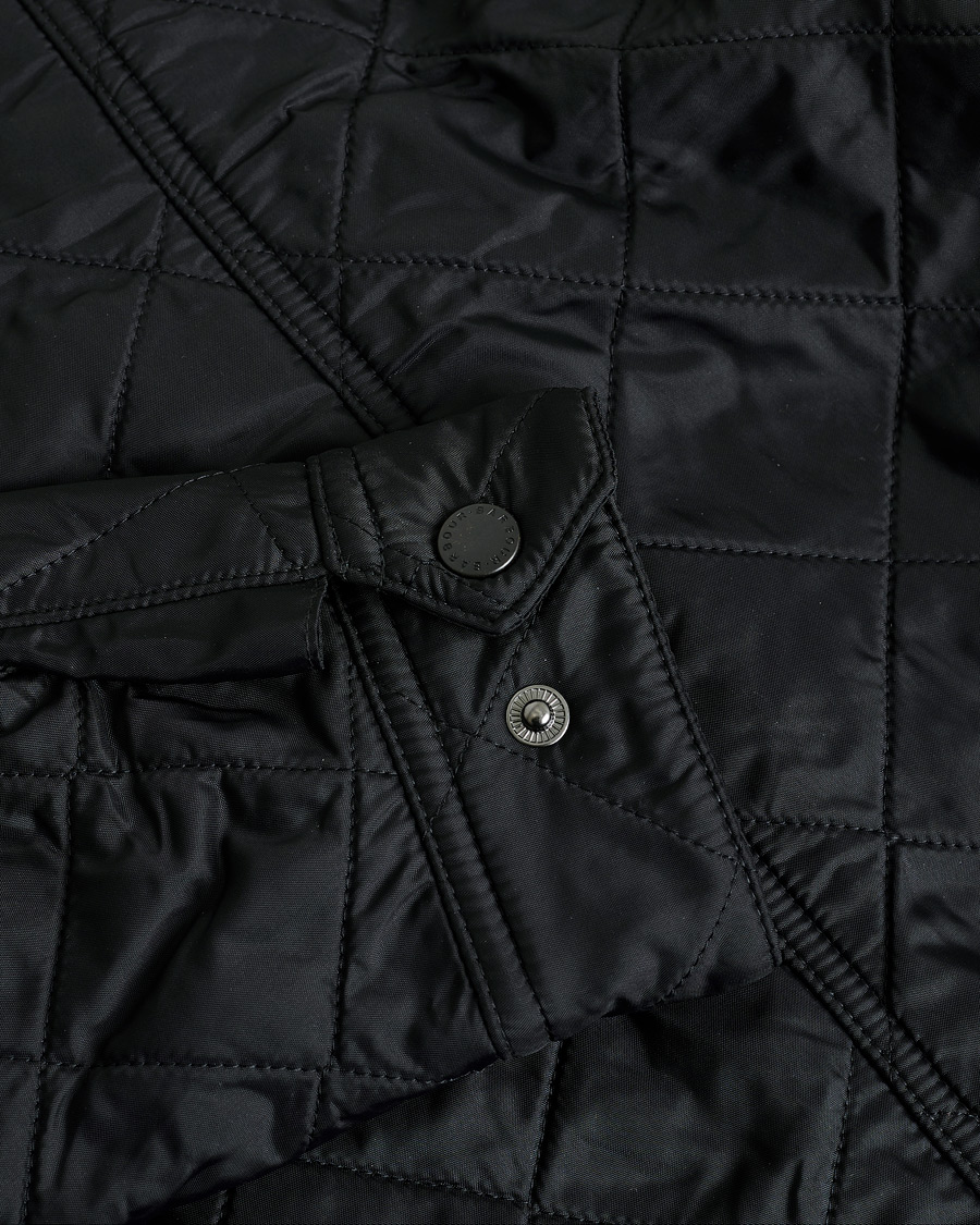 Hombres | Barbour International Ariel Polarquilt Black | Pre-owned | Barbour International Ariel Polarquilt Black