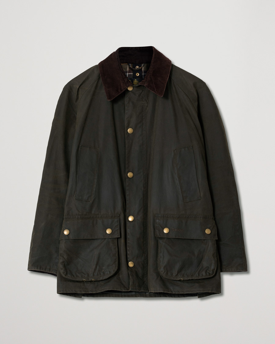 Hombres | Abrigos y chaquetas | Pre-owned | Barbour Lifestyle Ashby Wax Jacket Olive