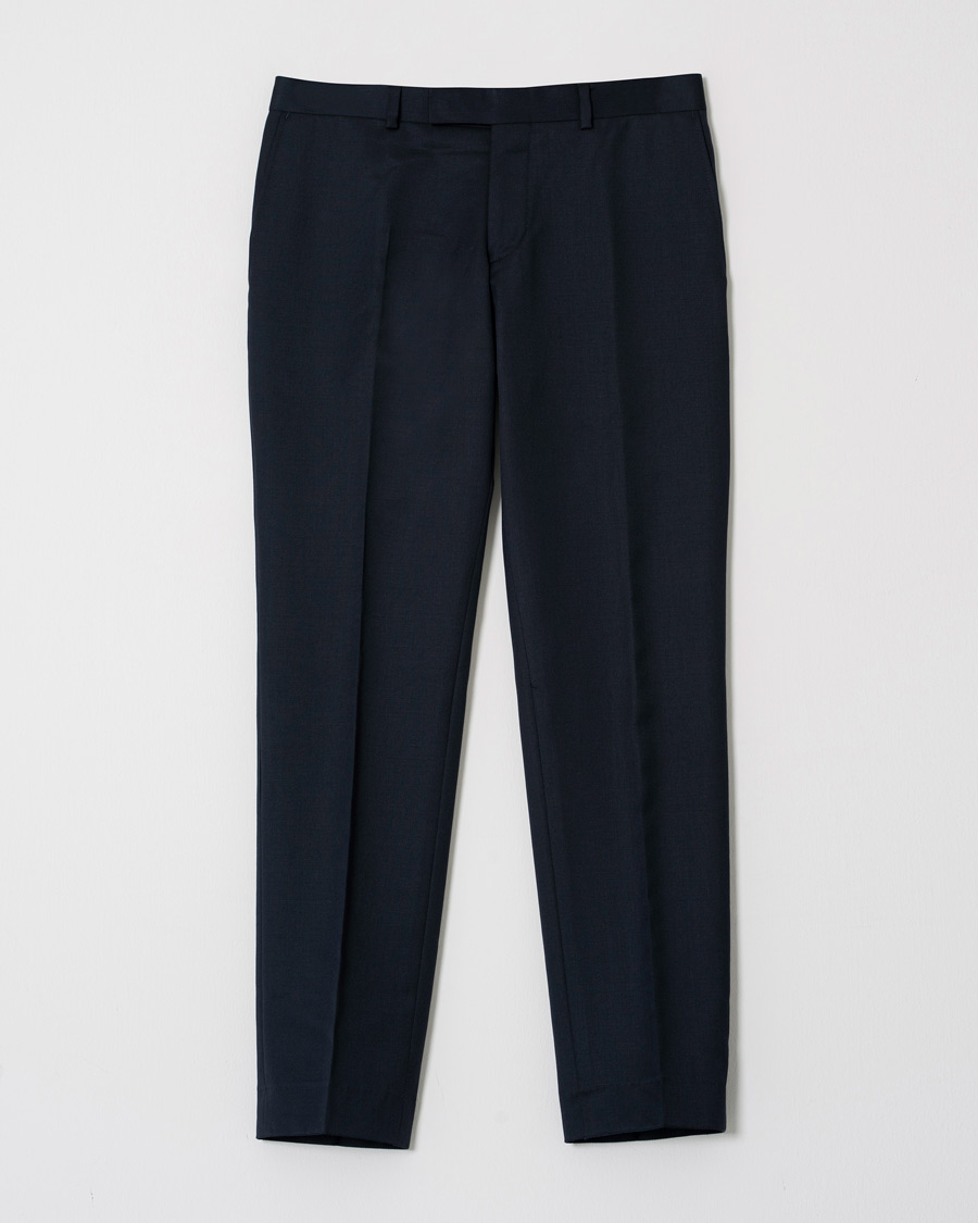 Hombres | Pre-owned Pantalones | Pre-owned | Oscar Jacobson Dave Kostymbyxa 100% Wool Navy 92