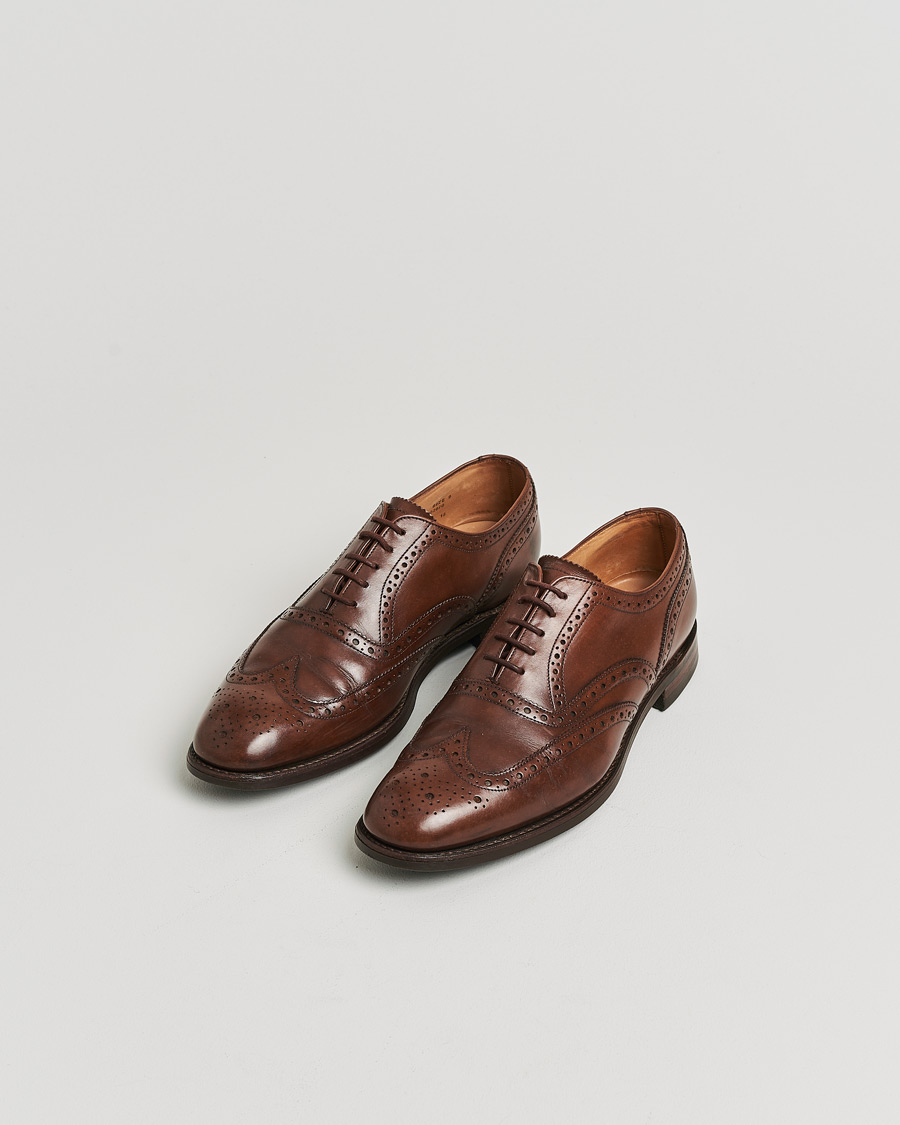 Hombres | Loake 1880 Cumbria Brogue Brown Calf UK9 - EU43 | Pre-owned | Loake 1880 Cumbria Brogue Brown Calf UK9 - EU43