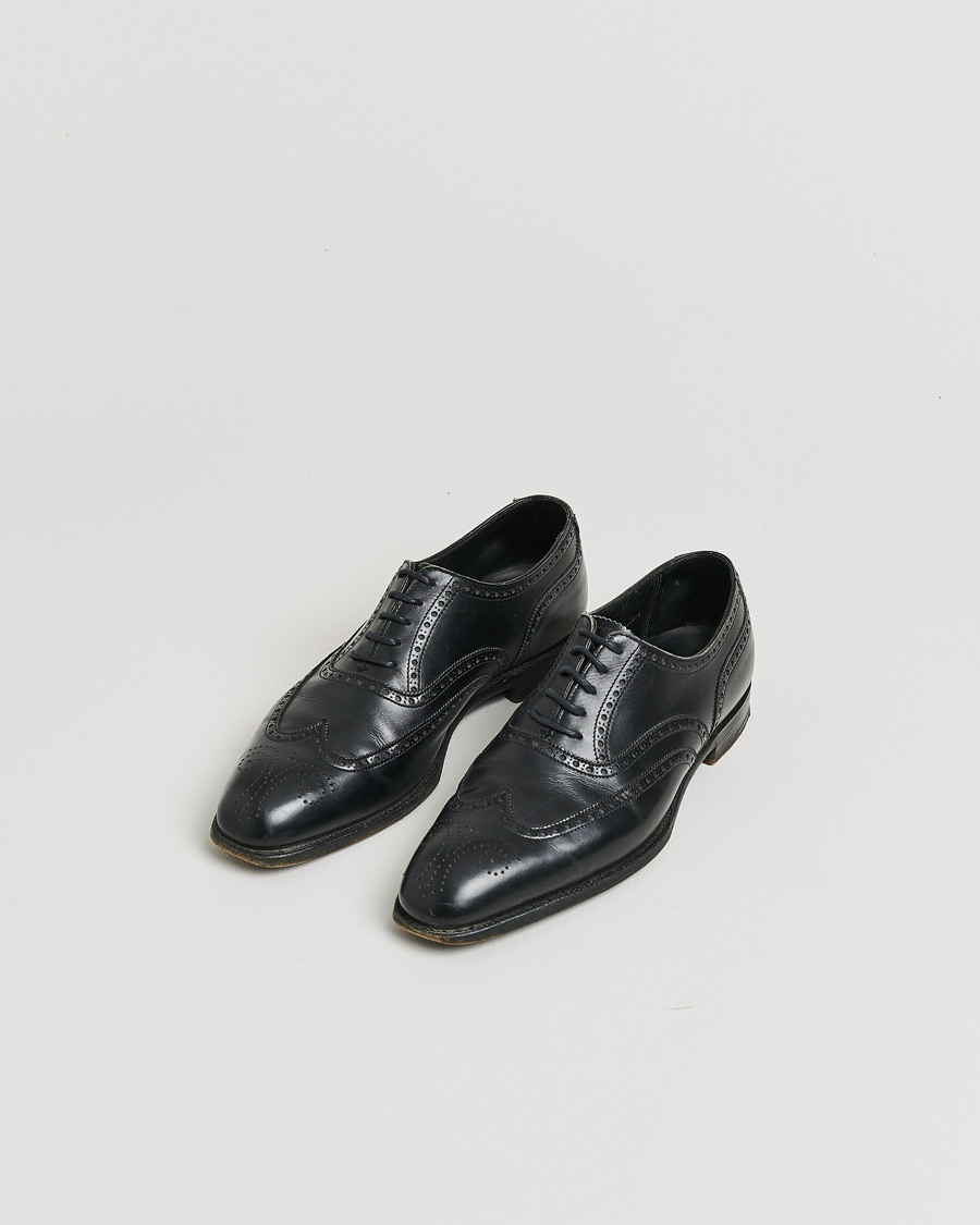 Hombres | Pre-owned Zapatos | Pre-owned | Crockett & Jones Clifford Brogues Black Calf UK7 - EU41