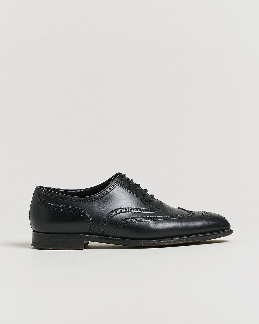 Hombres | Pre-owned Zapatos | Pre-owned | Crockett & Jones Clifford Brogues Black Calf UK7 - EU41