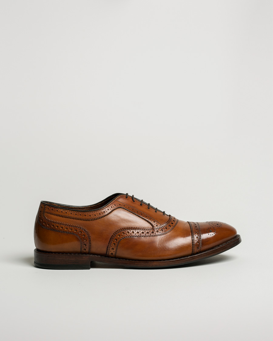 Hombres | Allen Edmonds Strand Brogue Walnut US11 - EU45 | Pre-owned | Allen Edmonds Strand Brogue Walnut US11 - EU45