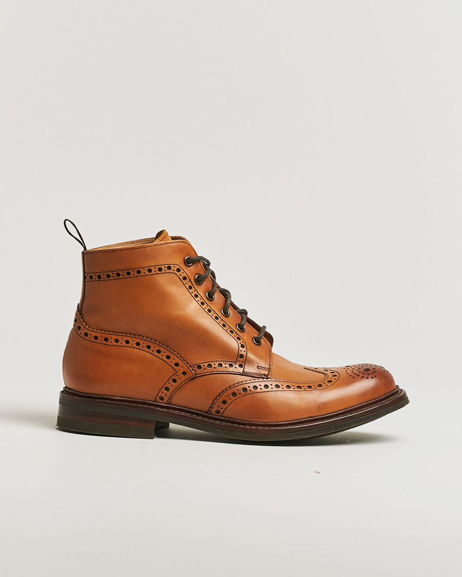 Hombres | Loake 1880 Bedale Boot Tan Burnished Calf | Pre-owned | Loake 1880 Bedale Boot Tan Burnished Calf