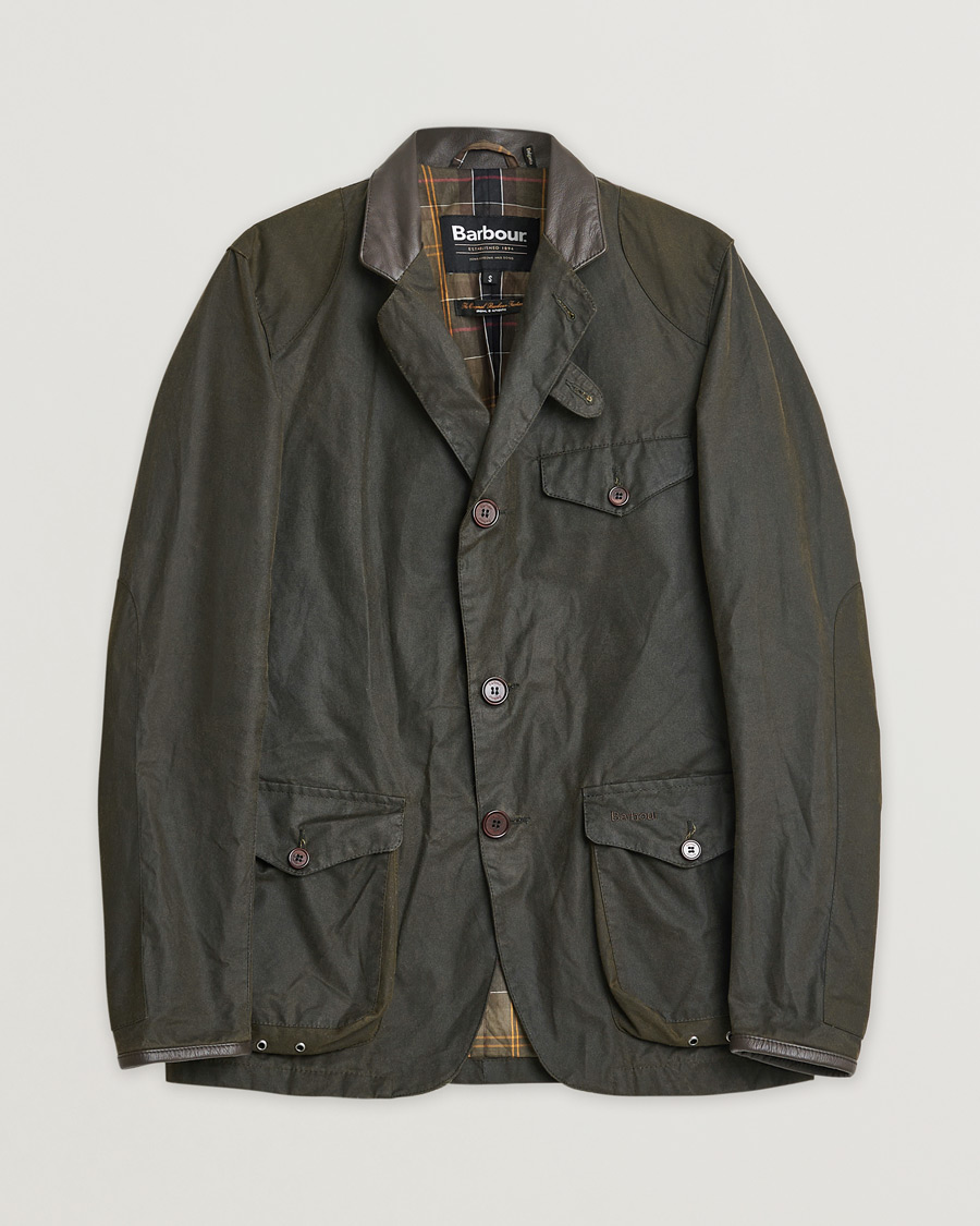 Hombres | Barbour Lifestyle Beacon Sports Jacket Olive | Pre-owned | Barbour Lifestyle Beacon Sports Jacket Olive