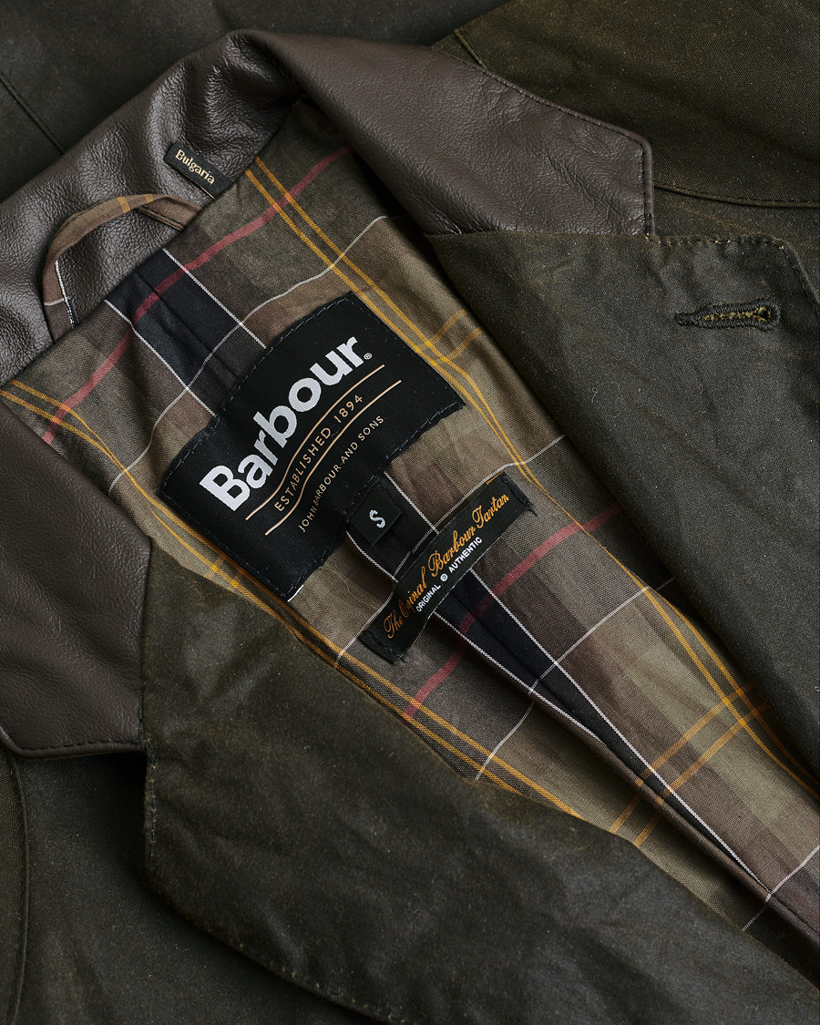 Hombres | Barbour Lifestyle Beacon Sports Jacket Olive | Pre-owned | Barbour Lifestyle Beacon Sports Jacket Olive