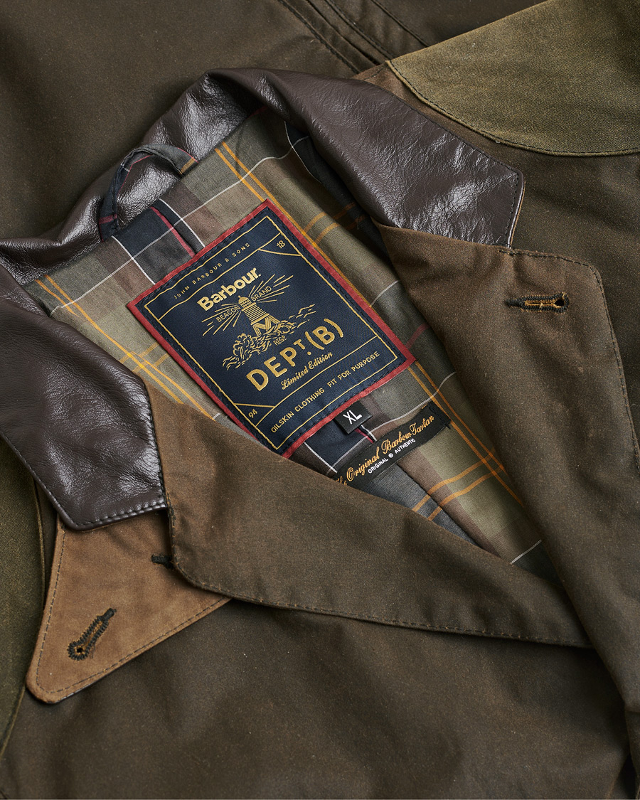 Hombres | Barbour Heritage Dept. B Commander Jacket Olive XL | Pre-owned | Barbour Heritage Dept. B Commander Jacket Olive XL