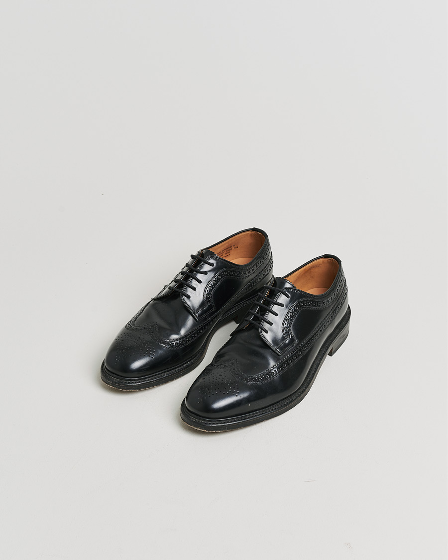 Hombres | Pre-owned Zapatos cosidos a mano | Pre-owned | Loake Shoemakers Royal Brogue Black Polished Calf UK10,5 - EU44,5